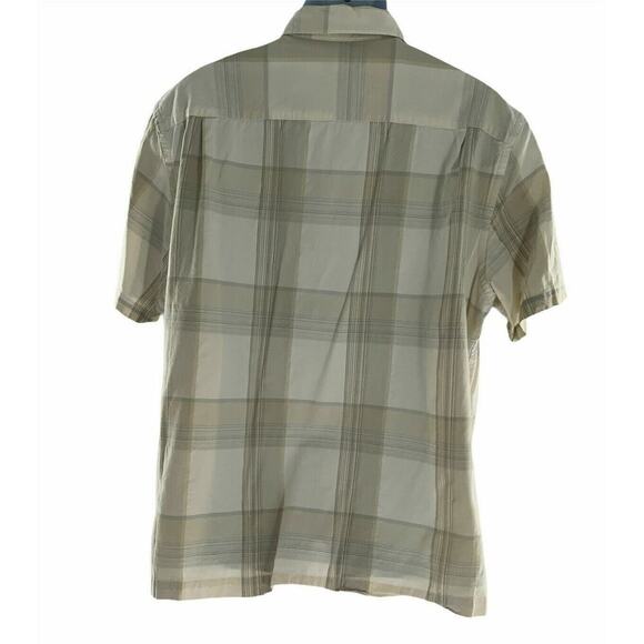 Van Heusen Graph Check Plaid Shirt Mens XL Short Sleeve Button Up Casual Preppy - Picture 2 of 4